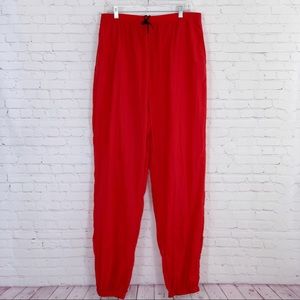 Vintage Marlboro Wind Suit Track Pants Red Size XL